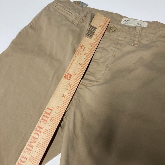 CURRENT/ELLIOTT Cuffed Button Fly Khaki Trouser Pants Women’s Size 28 - Picture 8 of 10